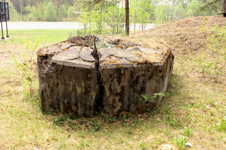 Połack.  German Fortifications from Second World War time