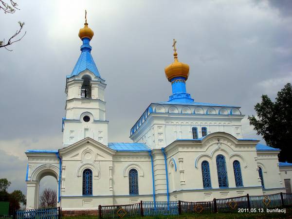 Špakoŭščyna. Orthodox church of the Transfiguration