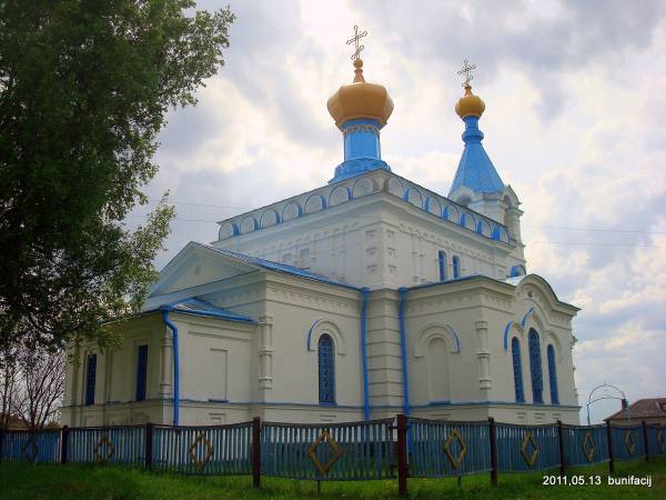 Špakoŭščyna. Orthodox church of the Transfiguration