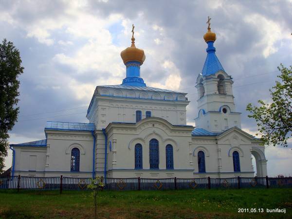 Špakoŭščyna. Orthodox church of the Transfiguration