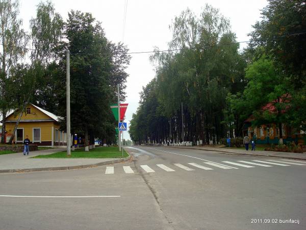 Rossony (Stanisławowo). Ulice miasteczka 