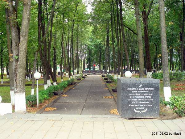 Rossony (Stanisławowo). Ulice miasteczka 