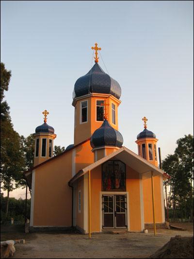  - Orthodox church of the Exaltation of the Holy Cross. The main facade of the church after the 'upgrade' in 2009