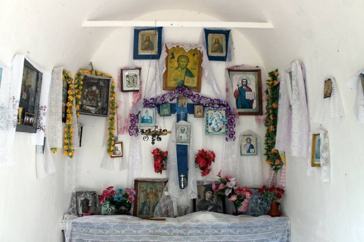 Klinovaja. Graveyard chapel 