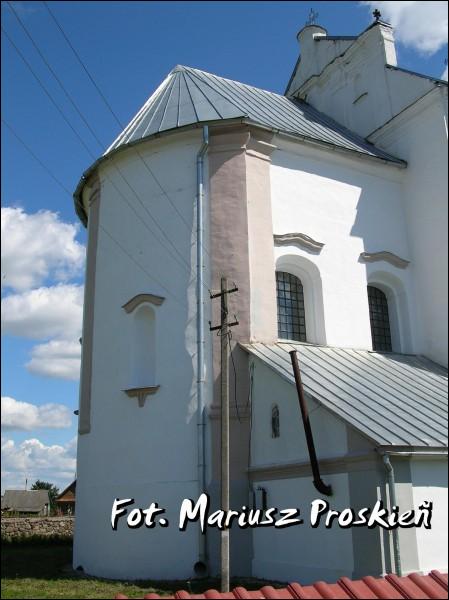 Łužki. Catholic church of St. Michael the Archangel