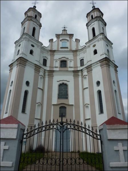 Łužki. Catholic church of St. Michael the Archangel