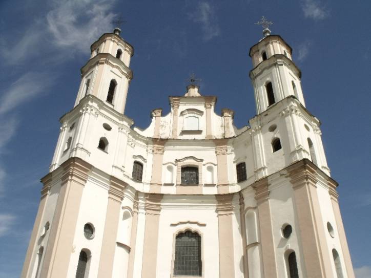 Łužki. Catholic church of St. Michael the Archangel