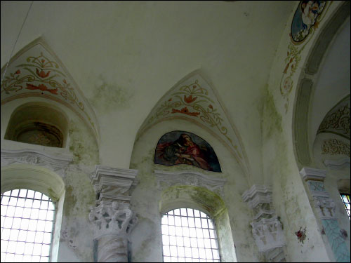 Łužki. Catholic church of St. Michael the Archangel