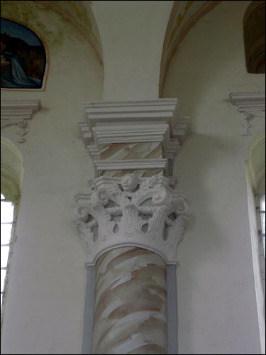 Łužki. Catholic church of St. Michael the Archangel