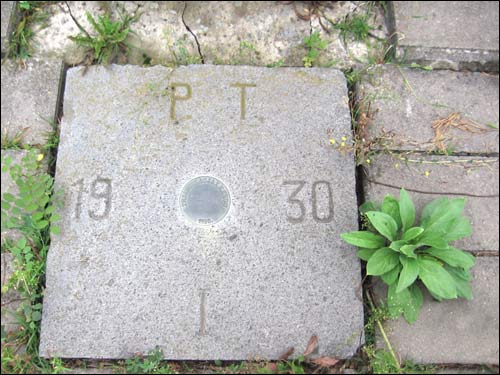 Ivacevičy.  Struve Geodetic Arc, station point