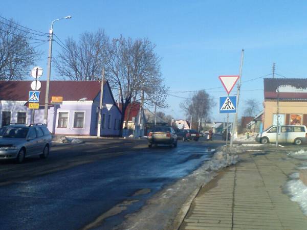 Tałačyn. Town streets 