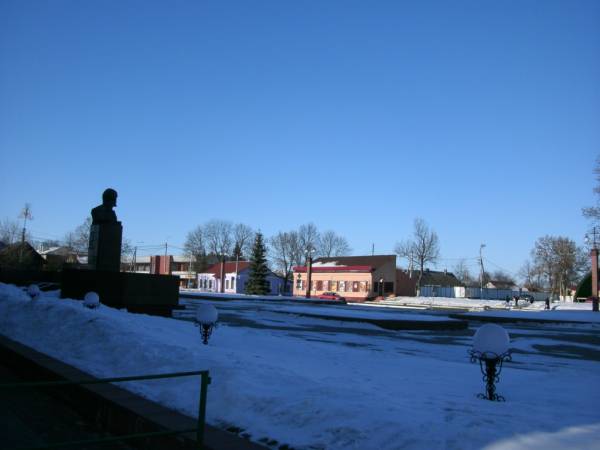 Tałačyn. Town streets 