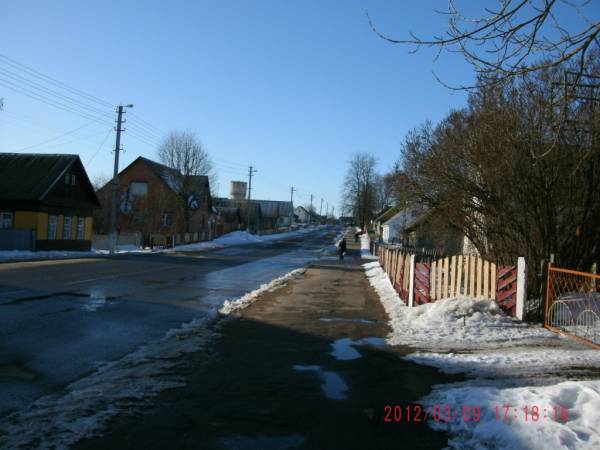 Tałačyn. Town streets 