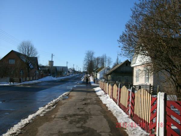 Tałačyn. Town streets 