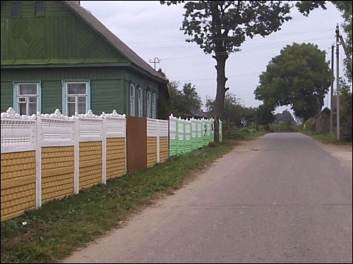 Tałačyn. Town streets 