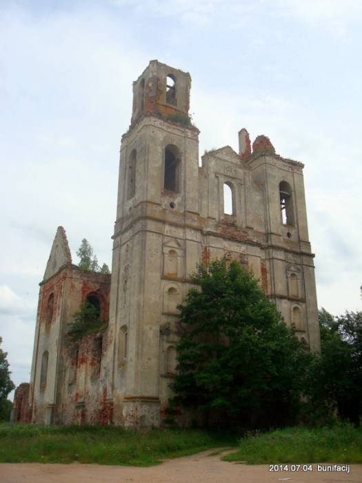 Sieliszcze. Kościół św. Weroniki i klasztor Bernardynów