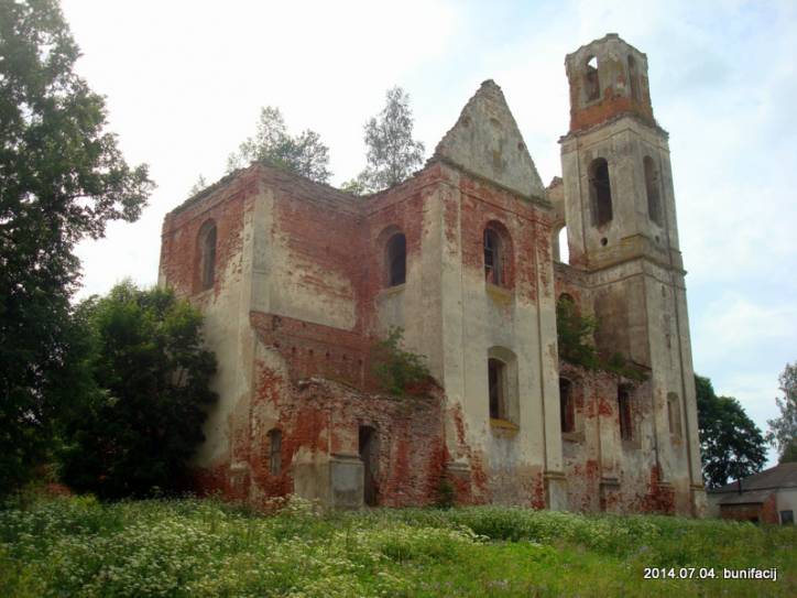 Sieliszcze. Kościół św. Weroniki i klasztor Bernardynów