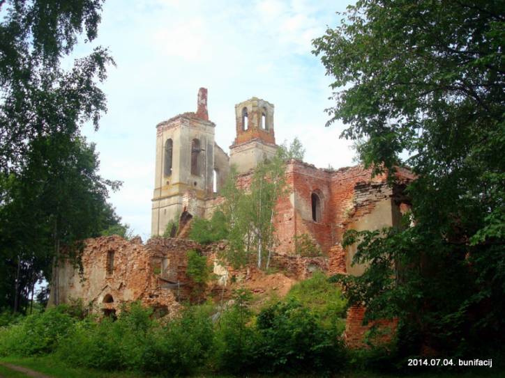 Sieliszcze. Kościół św. Weroniki i klasztor Bernardynów