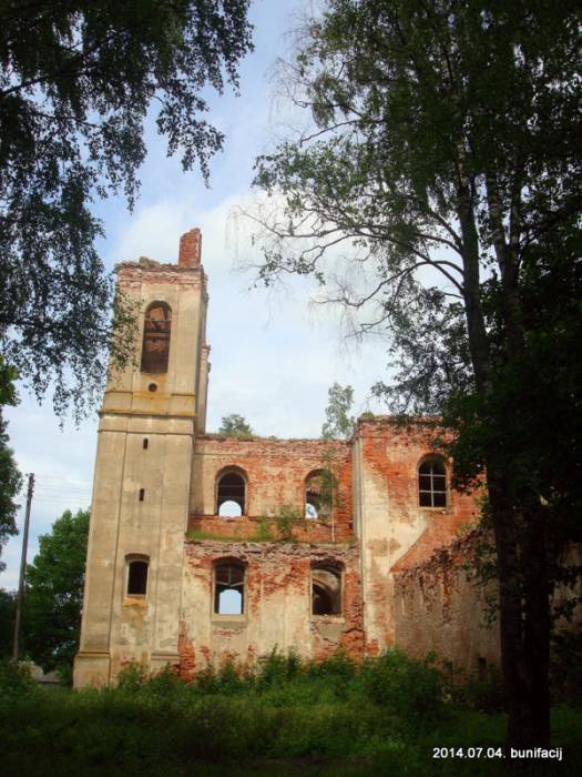 Sieliszcze. Kościół św. Weroniki i klasztor Bernardynów