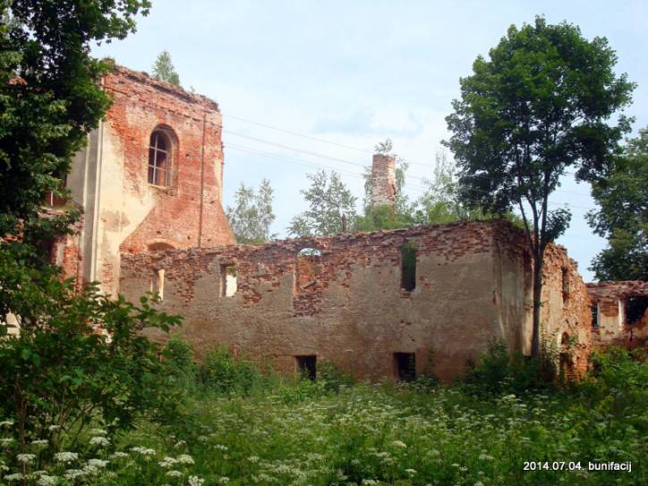 Sieliszcze. Kościół św. Weroniki i klasztor Bernardynów