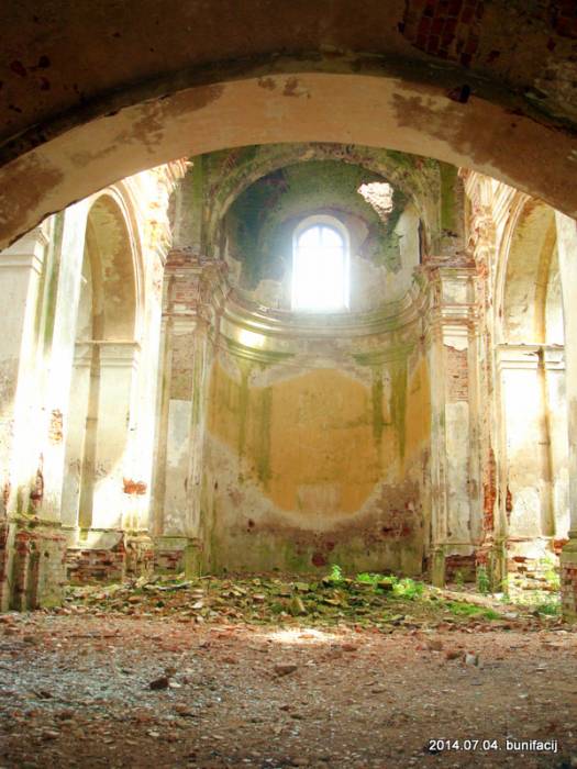 Sieliszcze. Kościół św. Weroniki i klasztor Bernardynów