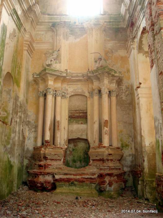 Sieliszcze. Kościół św. Weroniki i klasztor Bernardynów