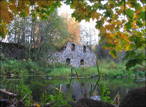 Sakolniki.  Water-mill 