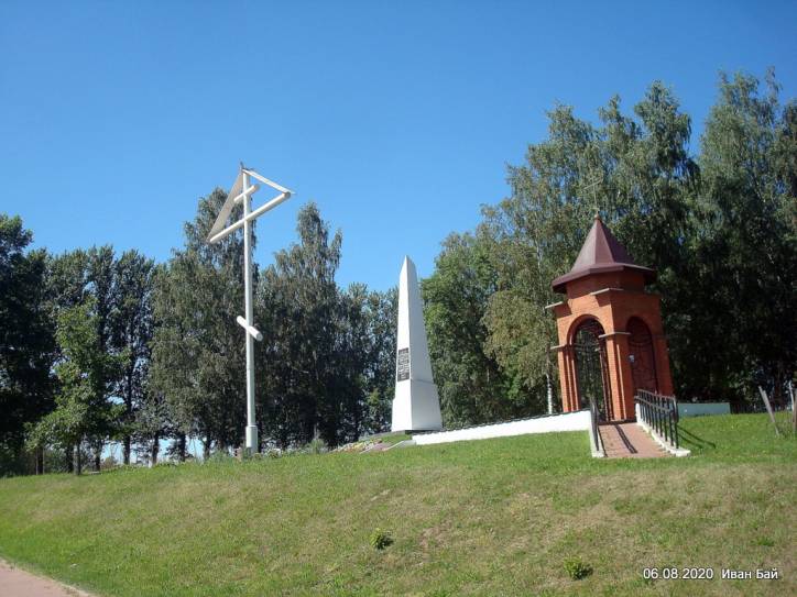 Витебск |  Пейзажи . Памятник на месте бывшего концлагеря на выезде из Витебска на Полоцк