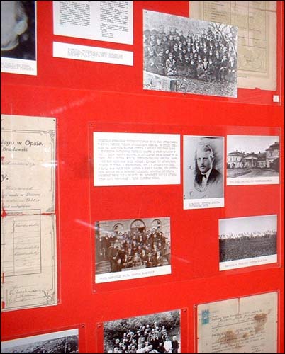 Historical museum. Fragment of the exposition Brasłaŭ. Town streets