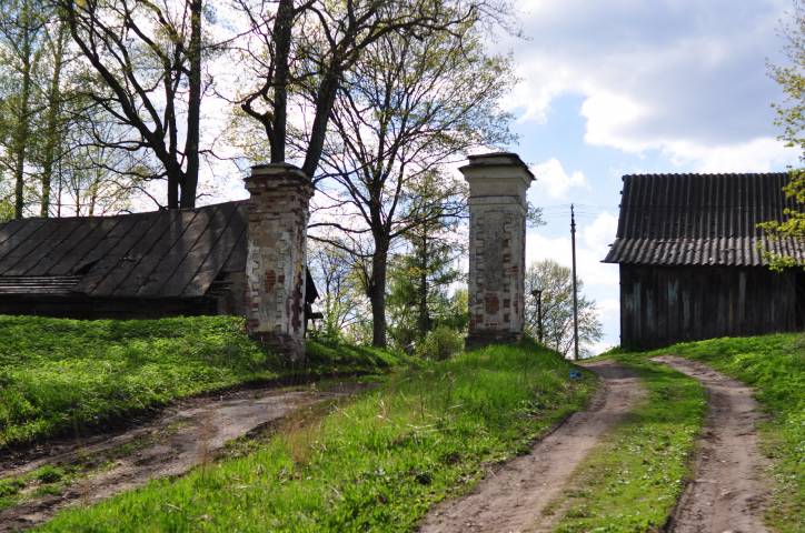 Kozłowszczyzna. Dwór gospodarczy Druckich-Lubeckich