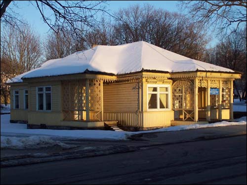 Druskininkai. Town streets 