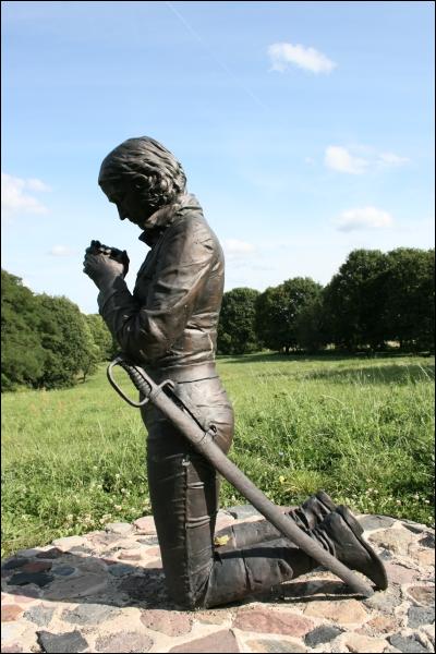  - Manor park . Monument to Emilia Plater in the park