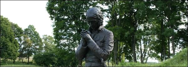  - Manor park . Monument to Emilia Plater in the park