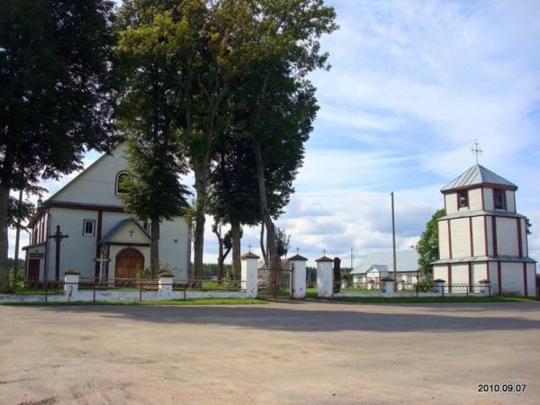 Rūdninkai. Catholic church of the Holy Trinity
