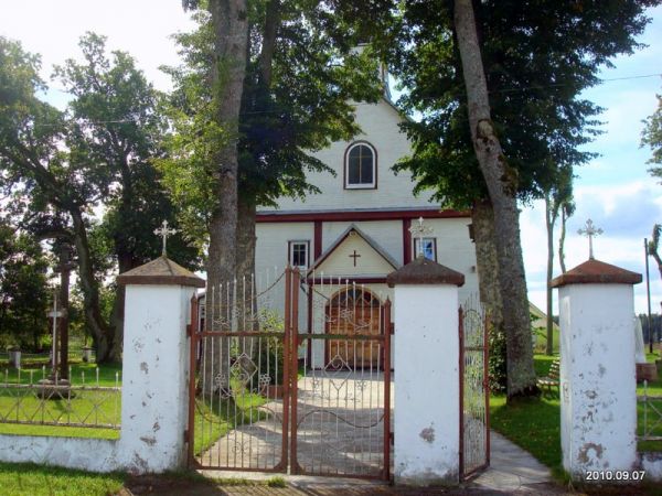 Rūdninkai. Catholic church of the Holy Trinity