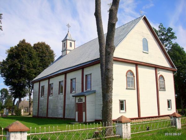 Rūdninkai. Catholic church of the Holy Trinity