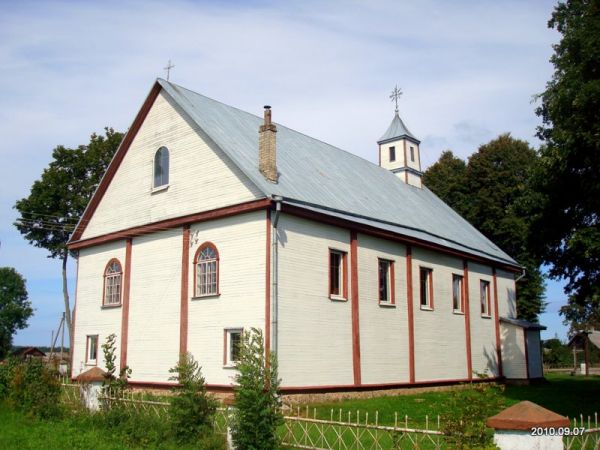 Rūdninkai. Catholic church of the Holy Trinity