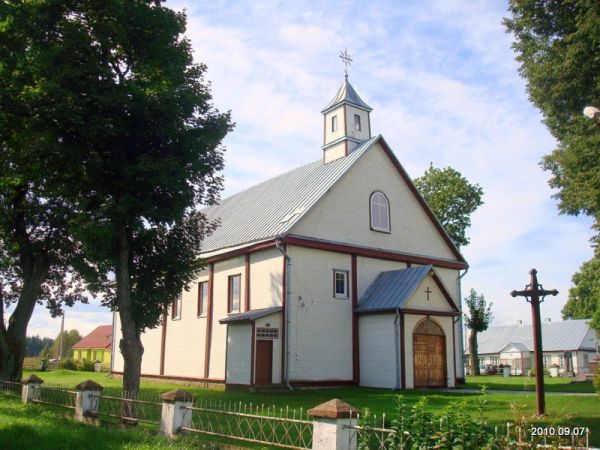 Rūdninkai. Catholic church of the Holy Trinity