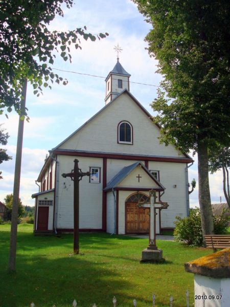 Rūdninkai. Catholic church of the Holy Trinity