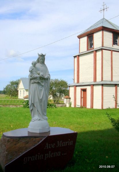 Rūdninkai. Catholic church of the Holy Trinity