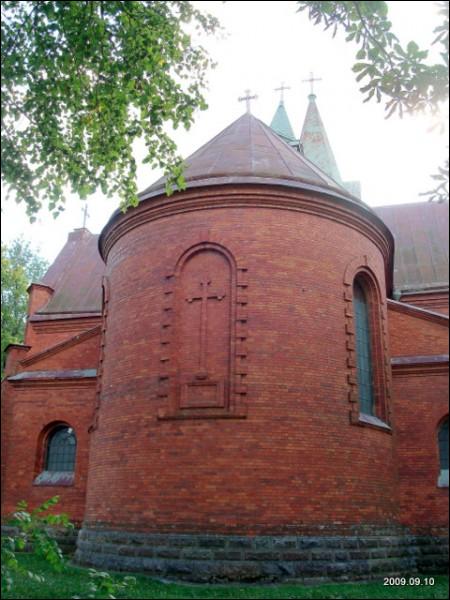 Karkažiškė. Catholic church of St. Peter and St. Paul