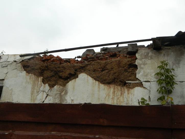  -  Карчма.  Фрагмент глінянай сцяны карчмы ў Пабрадзе.