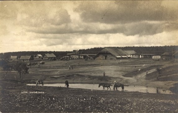 Švenčionėliai. Town at the old photos 
