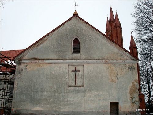 Troki Stare. Kościół i klasztor Benedyktynów