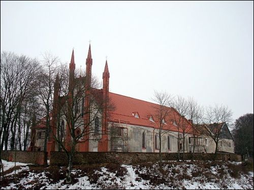 Troki Stare. Kościół i klasztor Benedyktynów