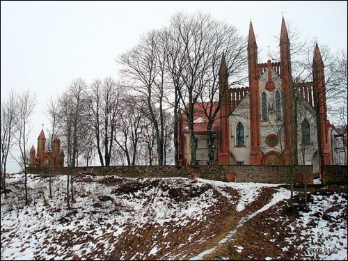 Troki Stare. Kościół i klasztor Benedyktynów