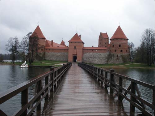 Trakai.  New Castle