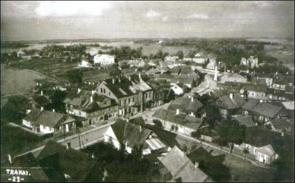 Trakai. Old photos of the township 