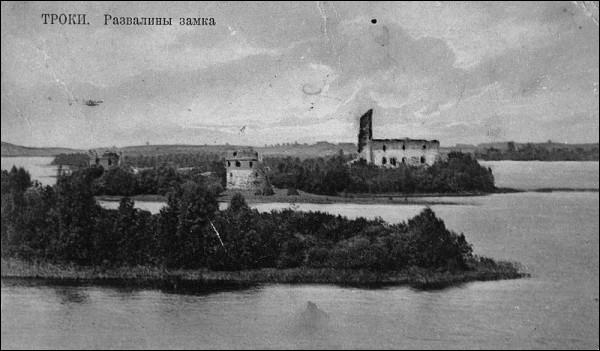 Trakai. Old photos of the township 