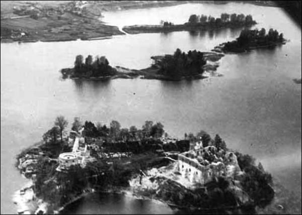 Trakai. Old photos of the township 